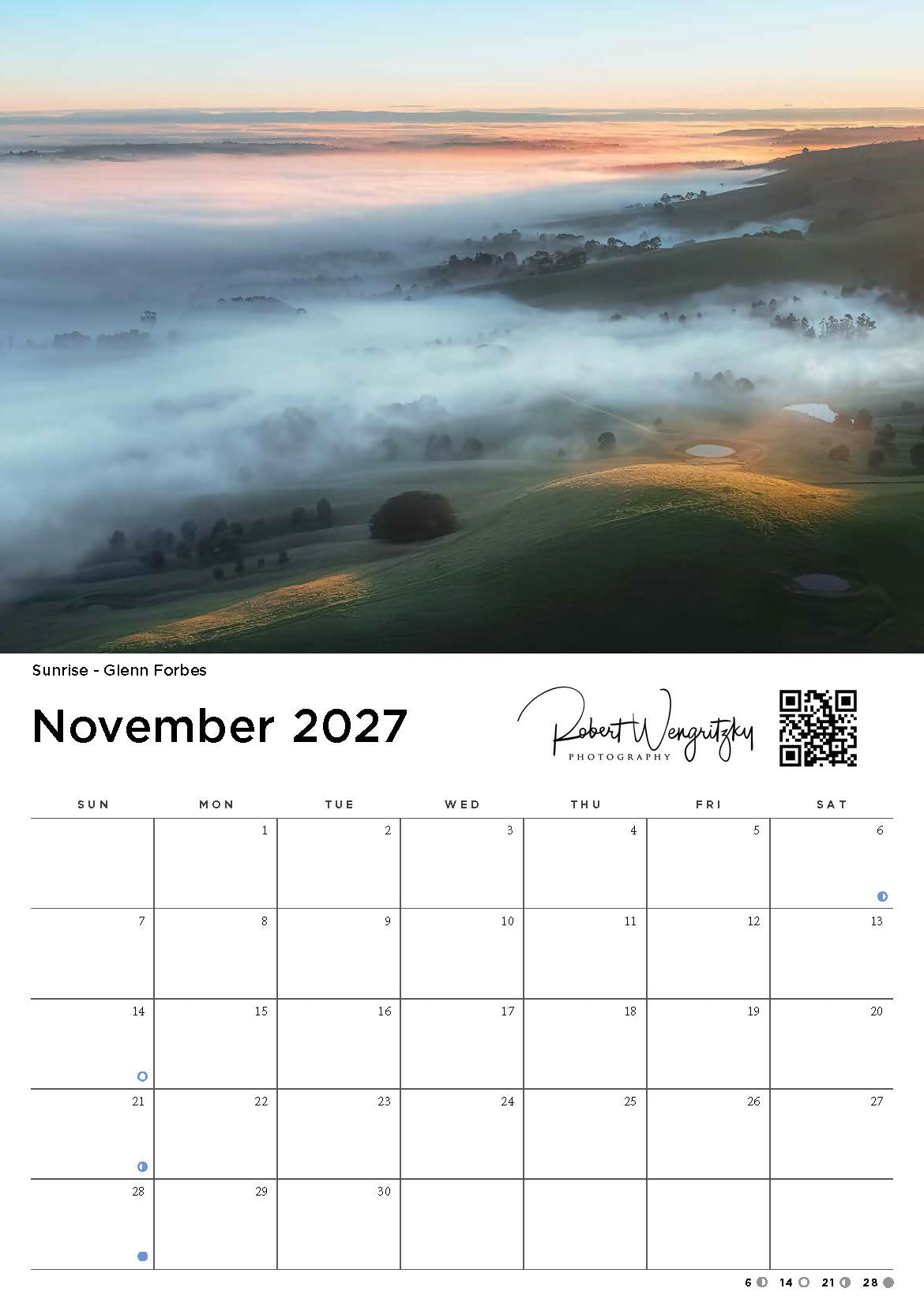 2027 Calendars - Robert Wengritzky Photography