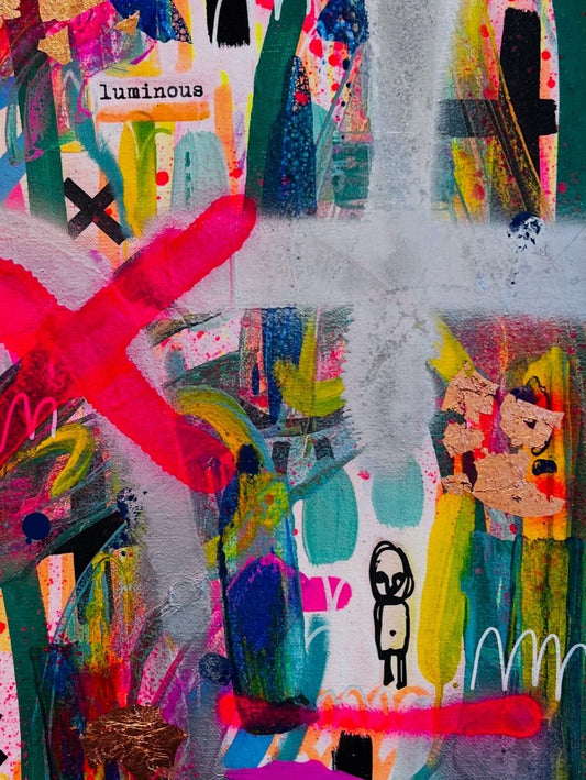 Luminous Chaos by Feature Artist Rebecca Abbey
