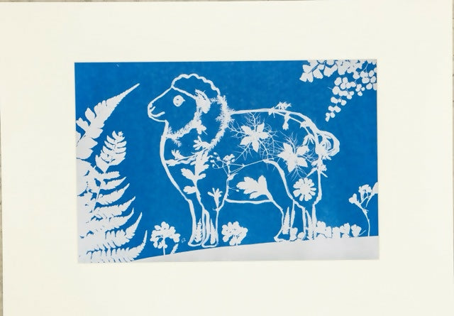 “Creatures of Sunlight” – Original Animal-Themed Cyanotype Artworks