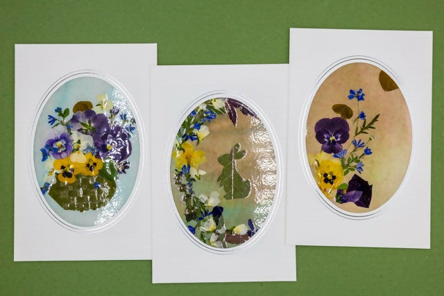 Pressed Flower Greeting Card