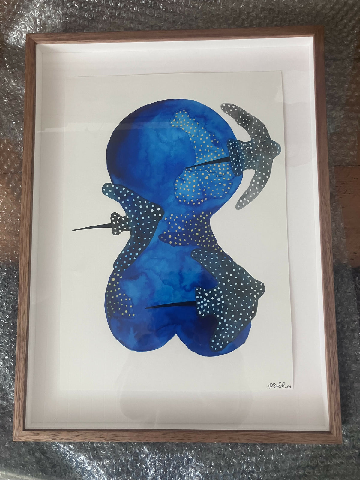 The Sting Rays Came Flying In (One) Framed