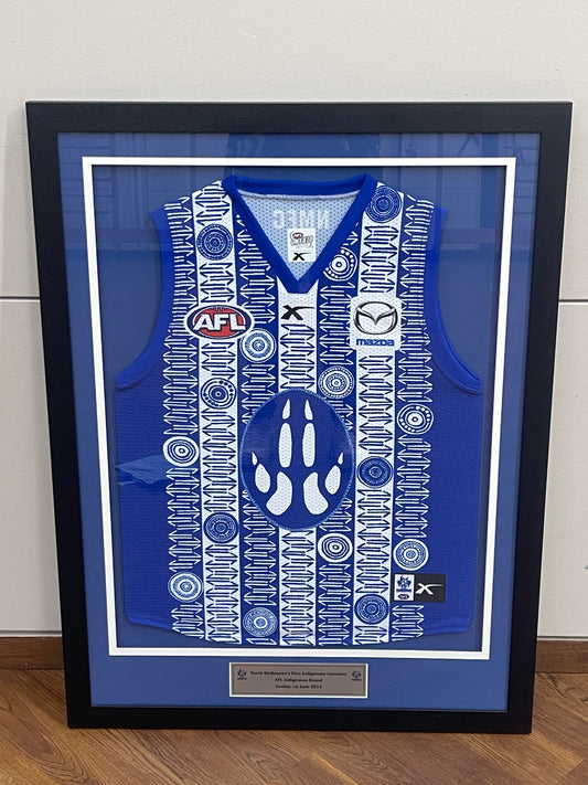 Jo Jobling Memorial Item - North Melbourne Indigenous Guernsey 2014 - RRP $1250