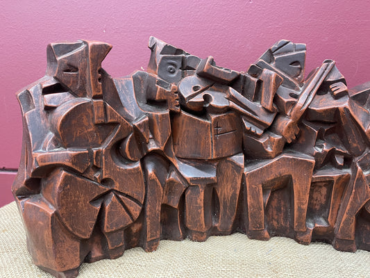 Cubist School Jazz Band Sculpture - RRP $1000