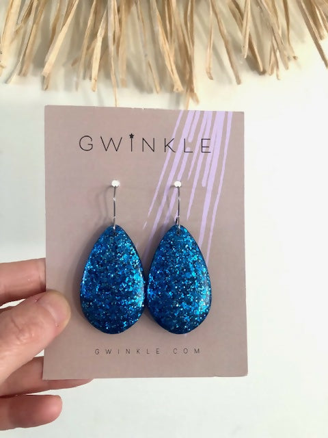 Gold Shimmering Tear Drop