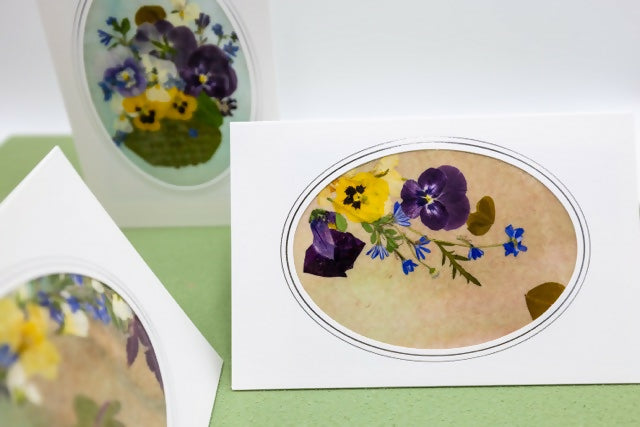 Pressed Flower Greeting Card