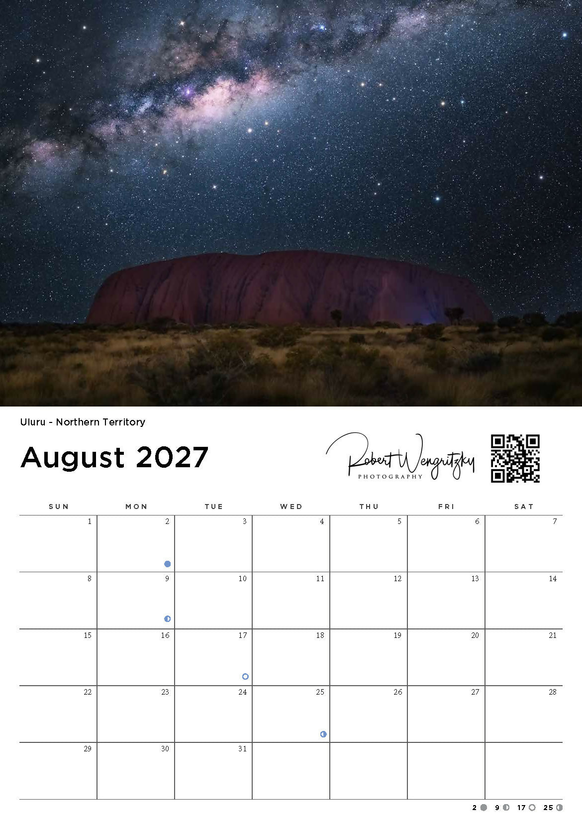 2027 Calendars - Robert Wengritzky Photography