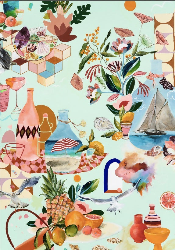 Feels like Summer Tea Towel