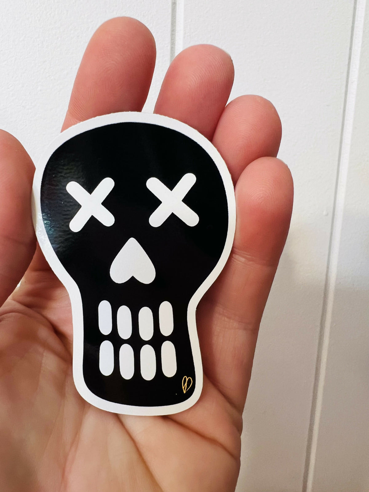 Skull Signature Sticker