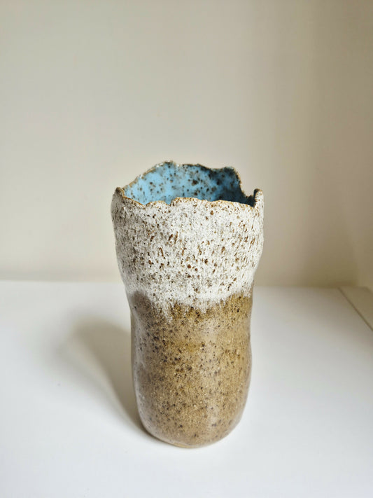 Raw edge vase