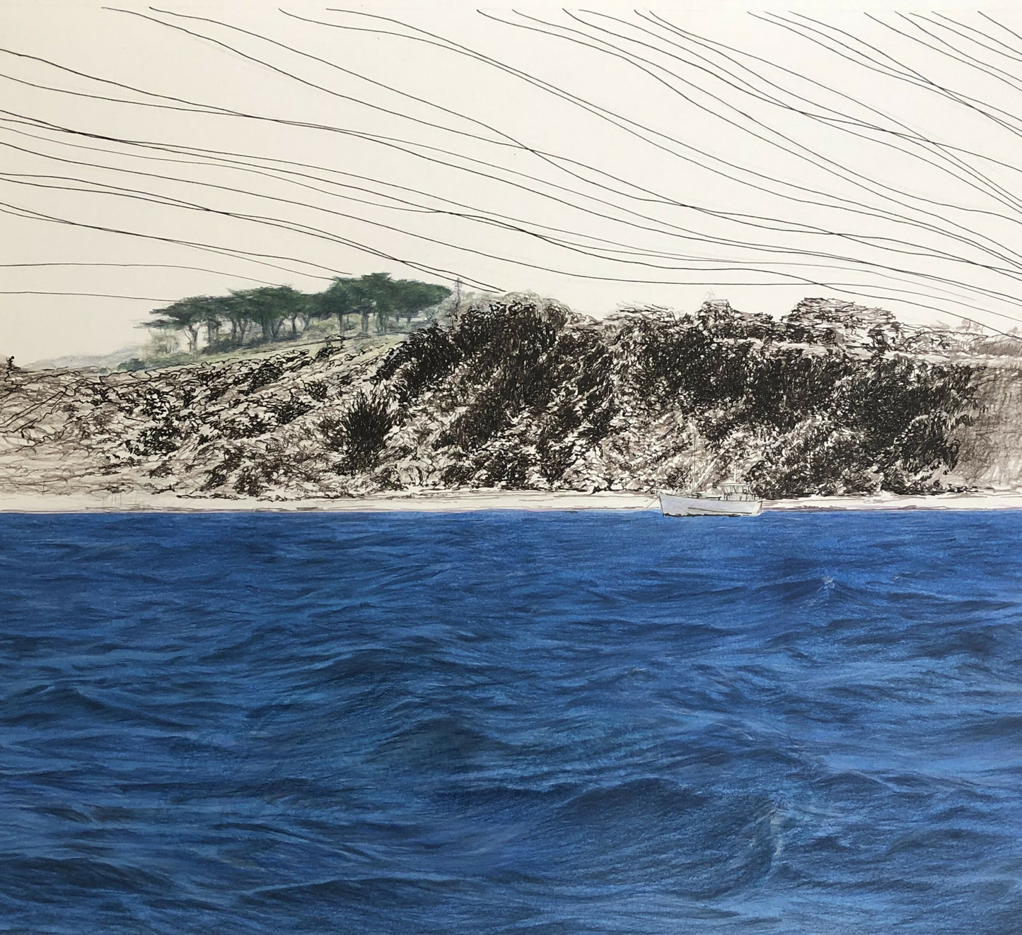 If we look to the sky we'll only see blue (Easterly across Flinders)