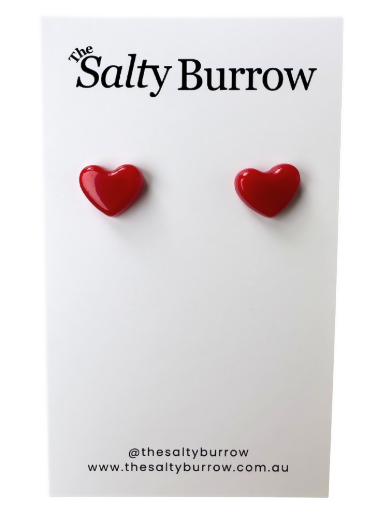 Tiny Heart Studs
