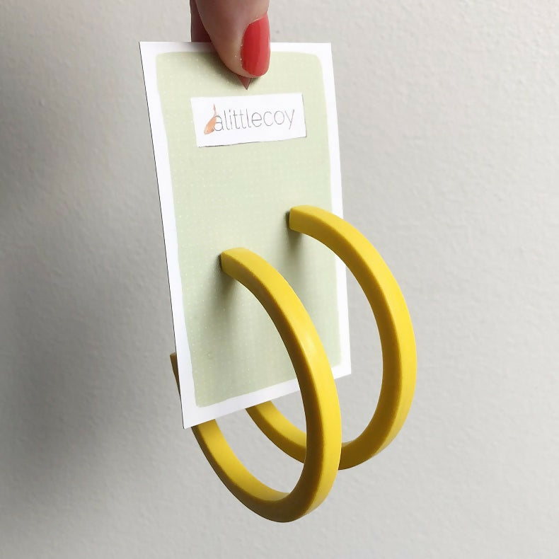 Jumbo Hoop earrings by alittlecoy