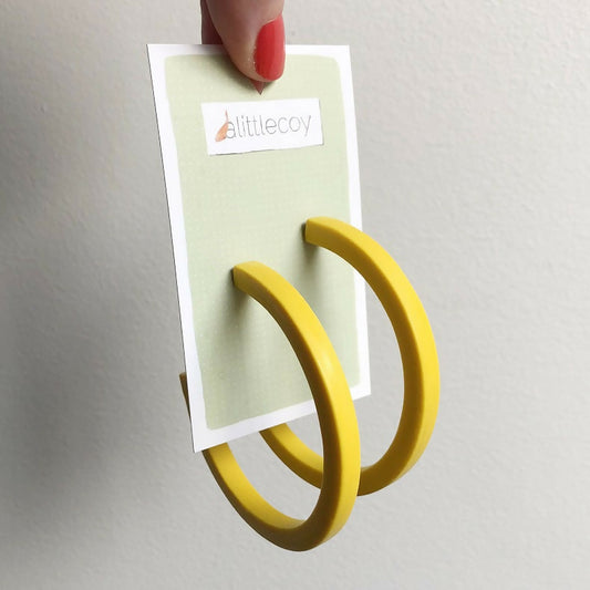 Jumbo Hoop earrings by alittlecoy