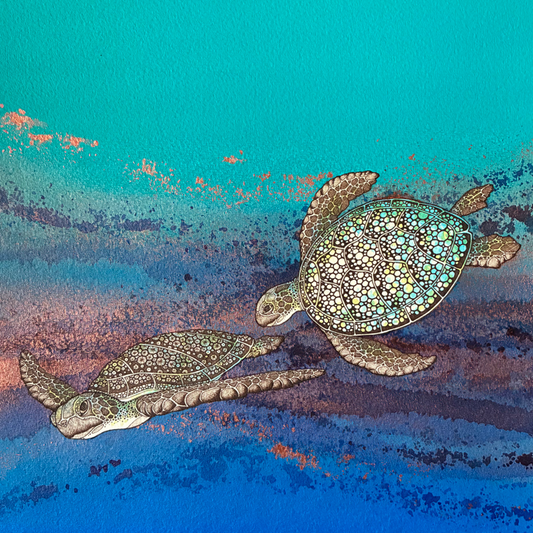 Feature Artist - Sea Turtle Dive