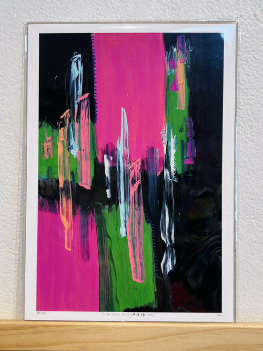 A4 Fine Art Print - Life Gets Messy And It’s Ok