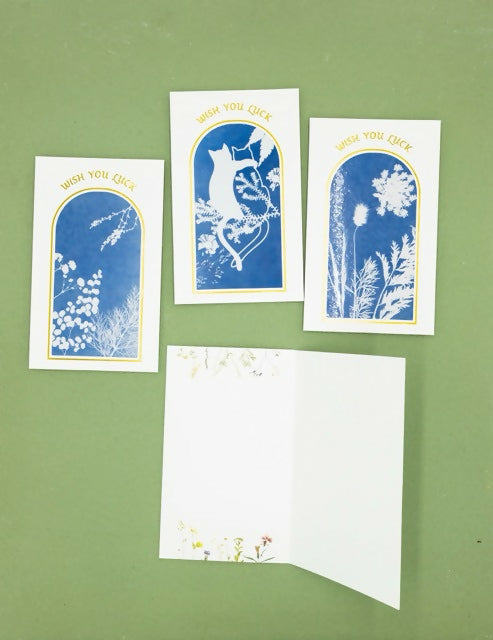 Handmade Cyanotype Greeting Card