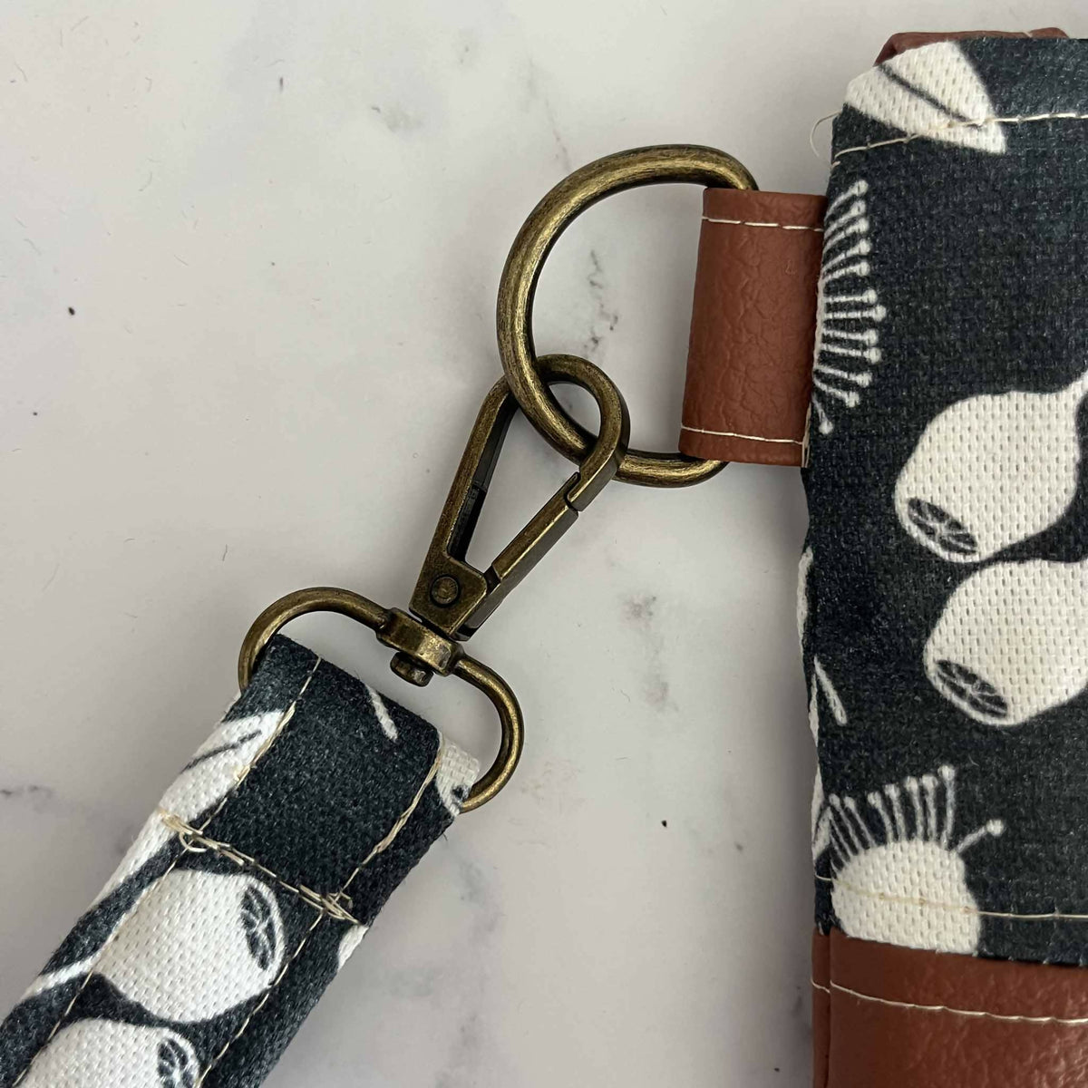 Bek + Eula Two Toned Wristlet Pouch