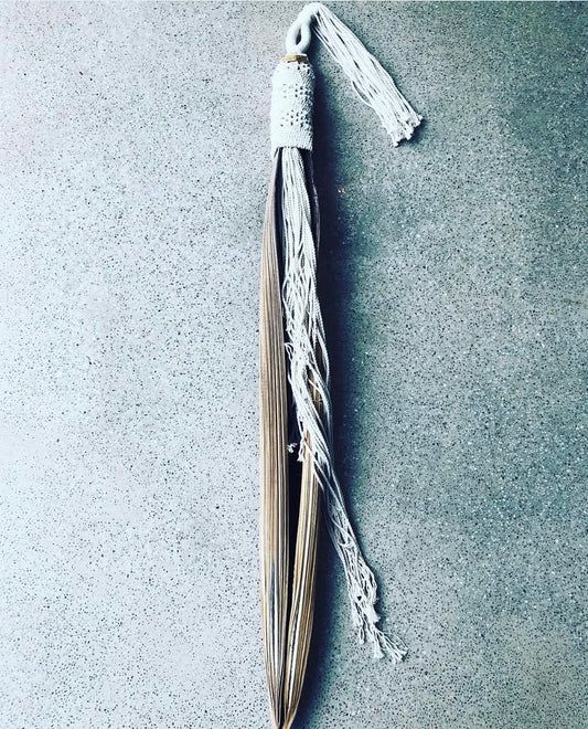 Tallon seed pod wall hanging by Artist Cord^e Macrame - RRP $280