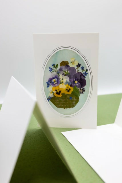 Pressed Flower Greeting Card