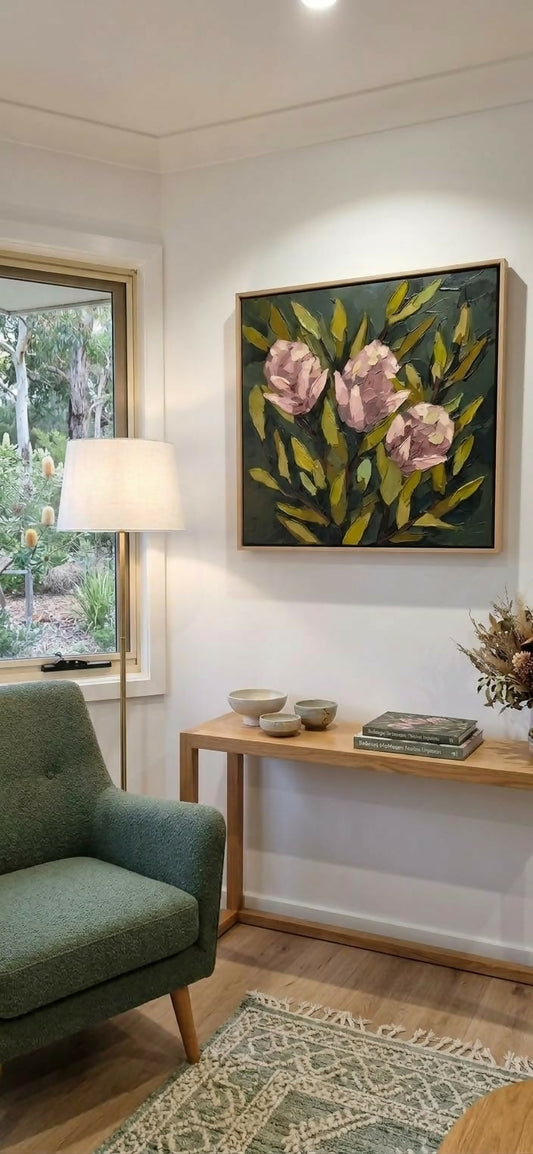 Blushing Native Banksia