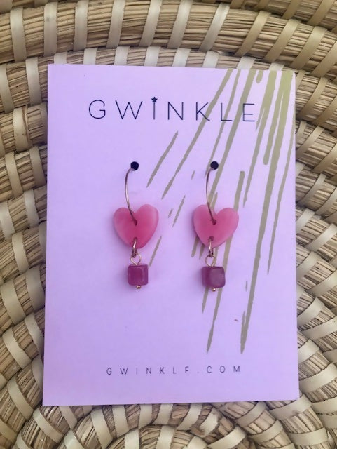 Heart/Flower Pearl Drops