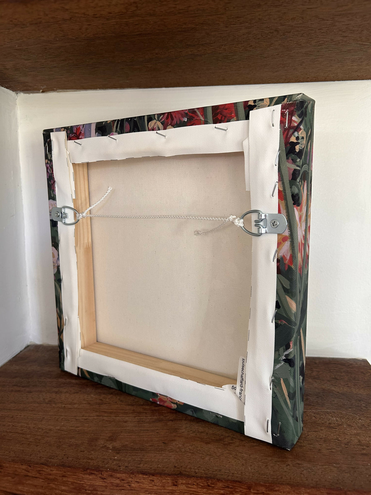 Frances Fine Art Canvas Print 30cmx30cmx4cm with custom box