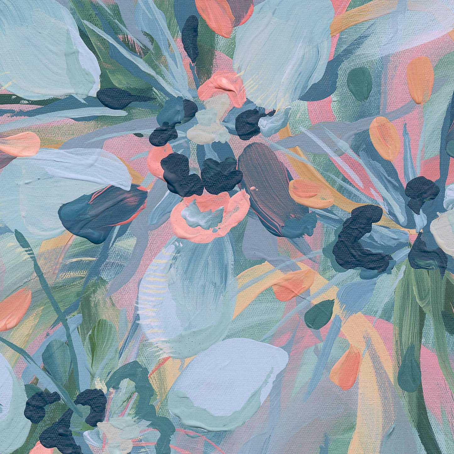 Peach Ribbons & Swirls