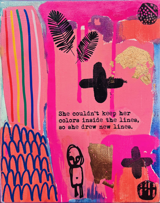 A4 Fine Art Print - New Lines
