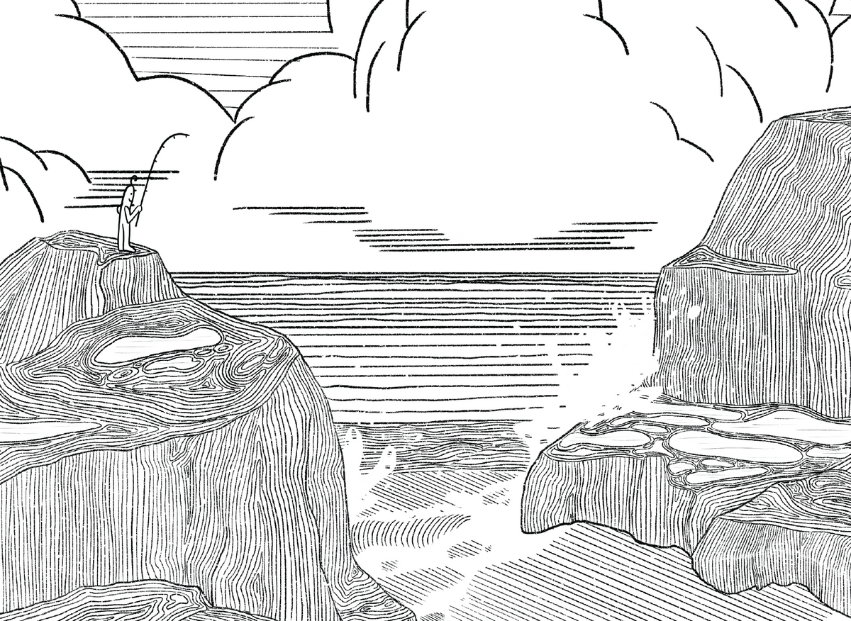 A Day at the Beach: Fishing