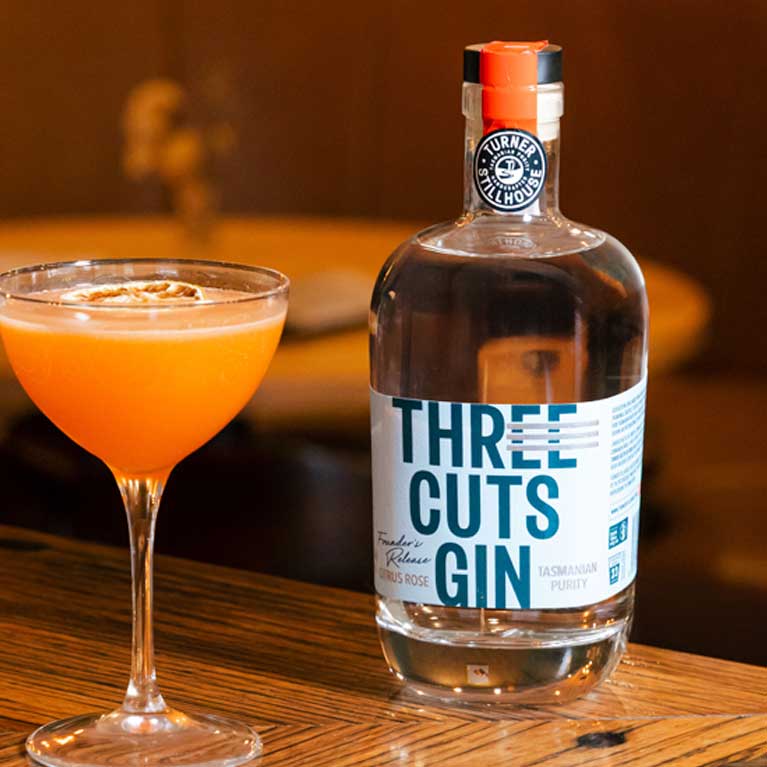Luxurious Four-Bottle Gin Collection from Three Cuts - RRP $220