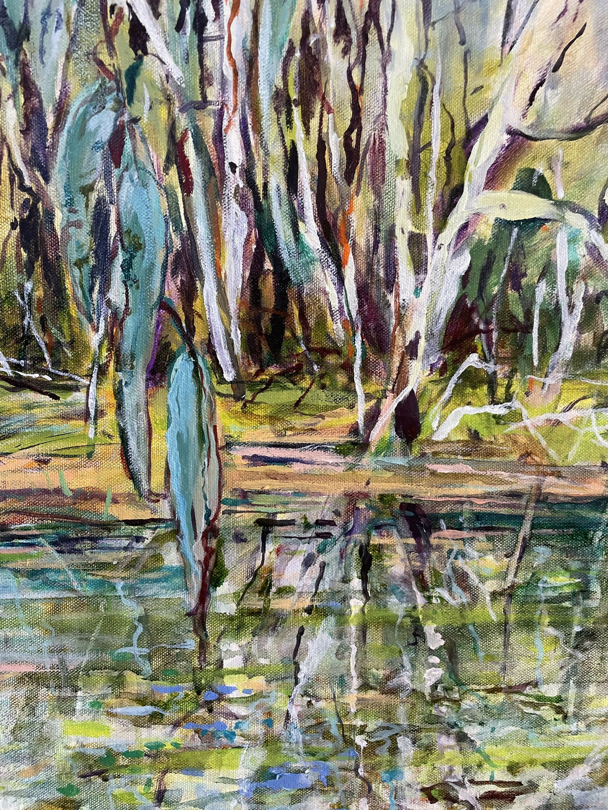 SWAMP LIFE (oil painting)