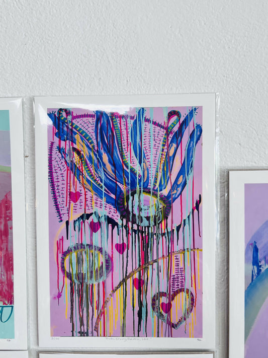 A4 Fine Art Print - Truth Beauty Freedom Love