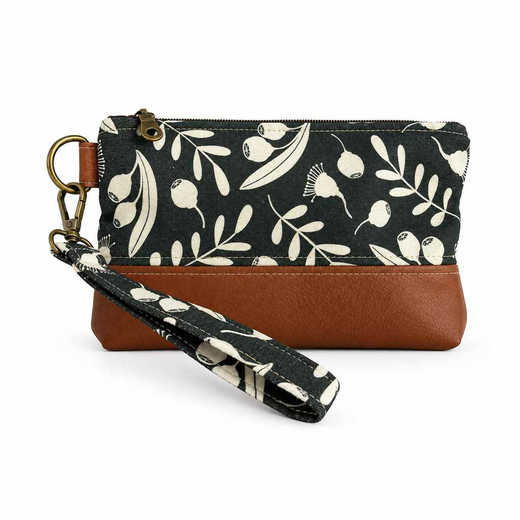 Bek + Eula Two Toned Wristlet Pouch