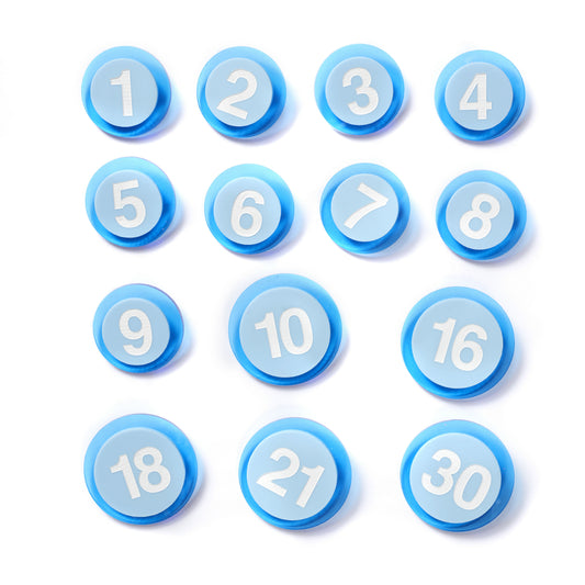 Luxe Number Badge
